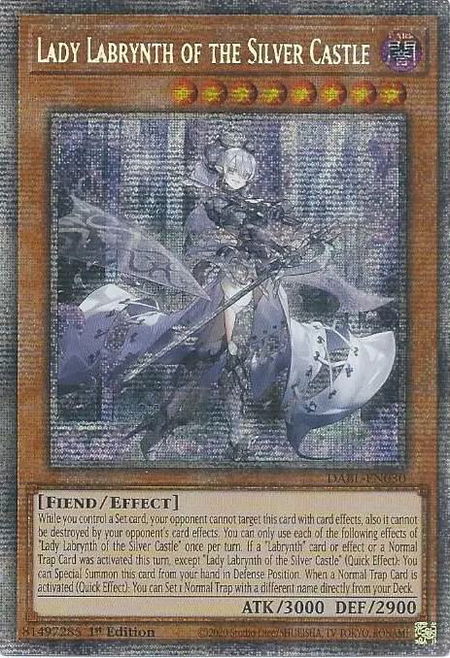 Lady Labrynth of the Silver Castle (Starlight Rare) - Darkwing Blast YuGiOh trading card