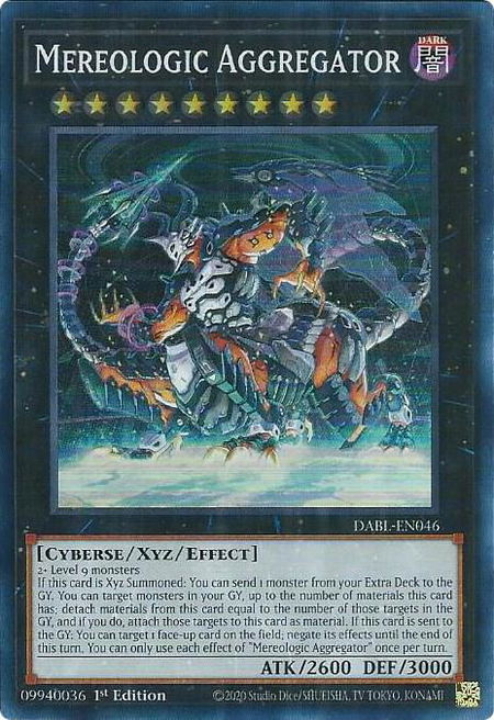 Mereologic Aggregator - Darkwing Blast YuGiOh trading card