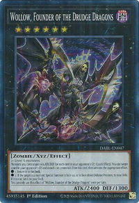 Wollow, Founder of the Drudge Dragons - Darkwing Blast (DABL) #DABL-EN047 - Super Rare YuGiOh Trading Card