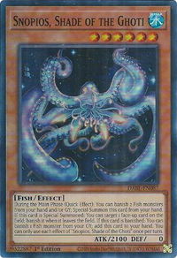 Snopios, Shade of the Ghoti - Darkwing Blast (DABL) #DABL-EN087 - Super Rare YuGiOh Trading Card