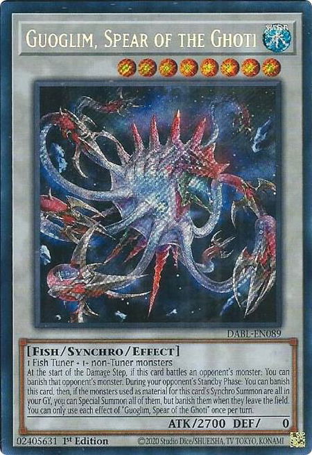 Guoglim, Spear of the Ghoti - Darkwing Blast YuGiOh trading card