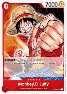 Monkey.D.Luffy (Promotion Pack 2022) - One Piece Promotion Cards (OP-PR) #P-001 - Promo One Piece Trading Card