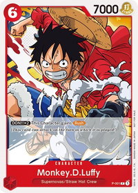 Monkey.D.Luffy (Super Pre-Release) [Participant] - One Piece Promotion Cards (OP-PR) #P-001 - Promo One Piece Trading Card
