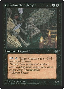 Grandmother Sengir - Homelands (HML) #50 - Rare Magic: The Gathering Trading Card
