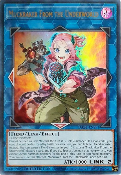 Muckraker From the Underworld (DABL-ENSP1) - Darkwing Blast YuGiOh trading card