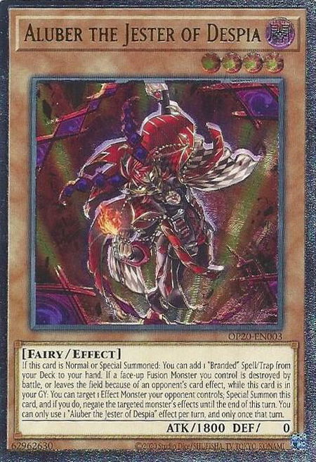 Aluber the Jester of Despia (UTR) - OTS Tournament Pack 20 YuGiOh trading card