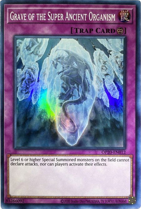 Grave of the Super Ancient Organism - OTS Tournament Pack 20 YuGiOh trading card