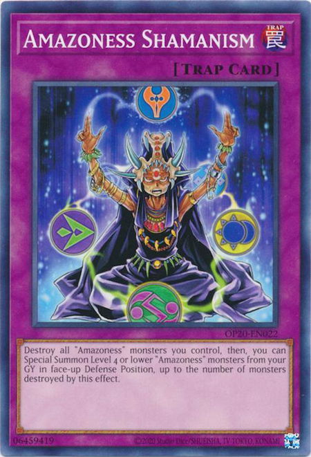Amazoness Shamanism - OTS Tournament Pack 20 YuGiOh trading card