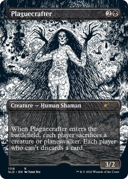 Plaguecrafter (Borderless) - Secret Lair Drop Series Magic: The Gathering trading card