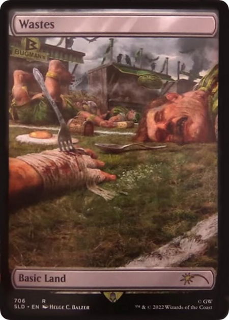 Wastes (706) - Full Art - Secret Lair Drop Series Magic: The Gathering trading card
