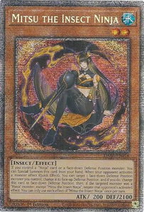 Mitsu the Insect Ninja (Starlight Rare) - Darkwing Blast (DABL) #DABL-EN016 - Starlight Rare YuGiOh Trading Card