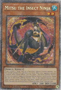 Mitsu the Insect Ninja (Starlight Rare) - Darkwing Blast (DABL) #DABL-EN016 - Starlight Rare YuGiOh Trading Card