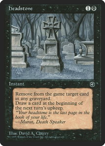 Headstone - Homelands (HML) #52 - Common Magic: The Gathering Trading Card