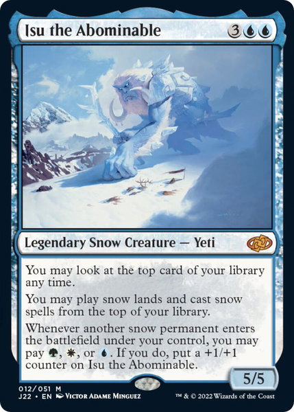 Isu the Abominable - Jumpstart 2022 Magic: The Gathering trading card