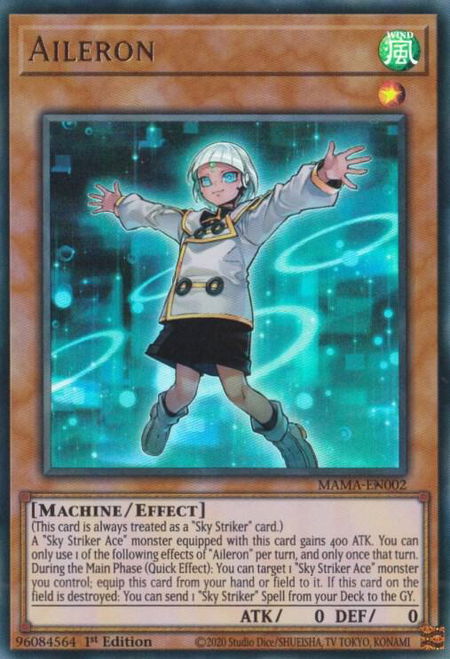 Aileron - Magnificent Mavens YuGiOh trading card