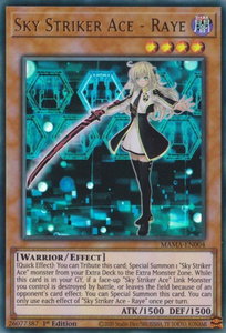 Sky Striker Ace - Raye - Magnificent Mavens (MAMA) #MAMA-EN004 - Ultra Rare YuGiOh Trading Card