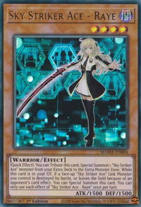 Sky Striker Ace - Raye - Magnificent Mavens (MAMA) #MAMA-EN004 - Ultra Rare YuGiOh Trading Card