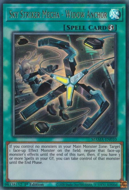 Sky Striker Mecha - Widow Anchor - Magnificent Mavens YuGiOh trading card