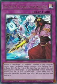 Ghost Meets Girl - A Masterful Mayakashi Shiranui Saga - Magnificent Mavens (MAMA) #MAMA-EN015 - Ultra Rare YuGiOh Trading Card