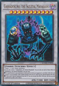 Gashadokuro, the Skeletal Mayakashi - Magnificent Mavens (MAMA) #MAMA-EN018 - Ultra Rare YuGiOh Trading Card