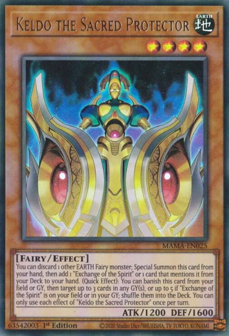Keldo the Sacred Protector - Magnificent Mavens YuGiOh trading card