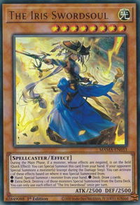 The Iris Swordsoul - Magnificent Mavens (MAMA) #MAMA-EN033 - Ultra Rare YuGiOh Trading Card