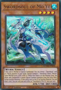 Swordsoul of Mo Ye - Magnificent Mavens (MAMA) #MAMA-EN034 - Ultra Rare YuGiOh Trading Card