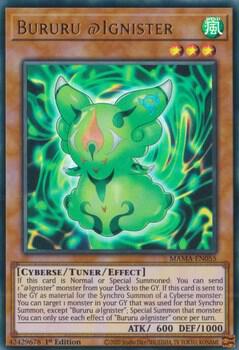 Bururu @Ignister - Magnificent Mavens YuGiOh trading card