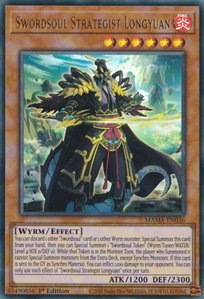 Swordsoul Strategist Longyuan - Magnificent Mavens (MAMA) #MAMA-EN036 - Ultra Rare YuGiOh Trading Card