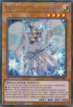 Rilliona, the Magistus of Verre - Magnificent Mavens YuGiOh trading card