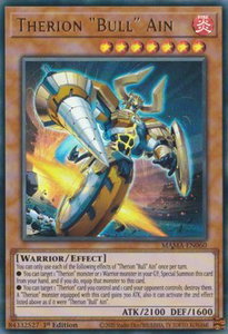 Therion "Bull" Ain - Magnificent Mavens (MAMA) #MAMA-EN060 - Ultra Rare YuGiOh Trading Card
