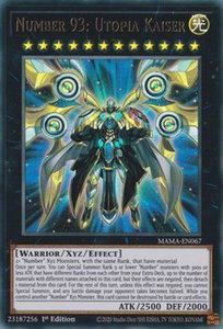 Number 93: Utopia Kaiser - Magnificent Mavens (MAMA) #MAMA-EN067 - Ultra Rare YuGiOh Trading Card