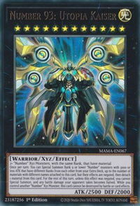 Number 93: Utopia Kaiser - Magnificent Mavens (MAMA) #MAMA-EN067 - Ultra Rare YuGiOh Trading Card