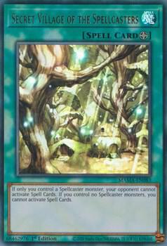Secret Village of the Spellcasters - Magnificent Mavens YuGiOh trading card