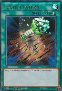 Foolish Return - Magnificent Mavens (MAMA) #MAMA-EN084 - Ultra Rare YuGiOh Trading Card