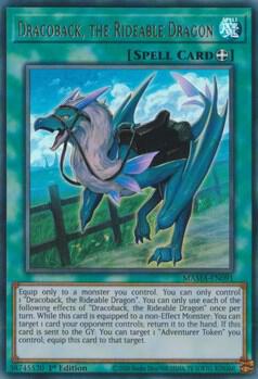 Dracoback, the Rideable Dragon trading card from Magnificent Mavens Dracoback, the Rideable Dragon - Magnificent Mavens YuGiOh trading card