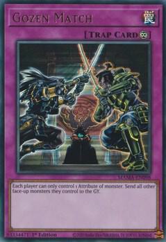 Gozen Match - Magnificent Mavens YuGiOh trading card