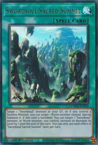 Swordsoul Sacred Summit - Magnificent Mavens (MAMA) #MAMA-EN042 - Ultra Rare YuGiOh Trading Card