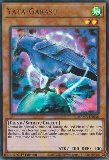 Yata-Garasu - Magnificent Mavens YuGiOh trading card