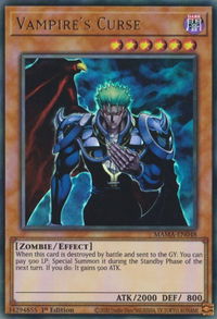 Vampire's Curse - Magnificent Mavens (MAMA) #MAMA-EN048 - Ultra Rare YuGiOh Trading Card