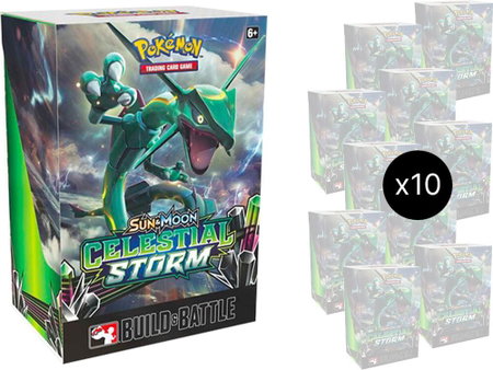 Celestial Storm Build & Battle Box Display trading card from SM - Celestial Storm Celestial Storm Build & Battle Box Display - SM - Celestial Storm Pokémon trading card