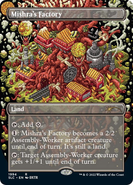 Mishra's Factory trading card from Secret Lair Countdown Kit Mishra's Factory - Secret Lair Countdown Kit Magic: The Gathering trading card