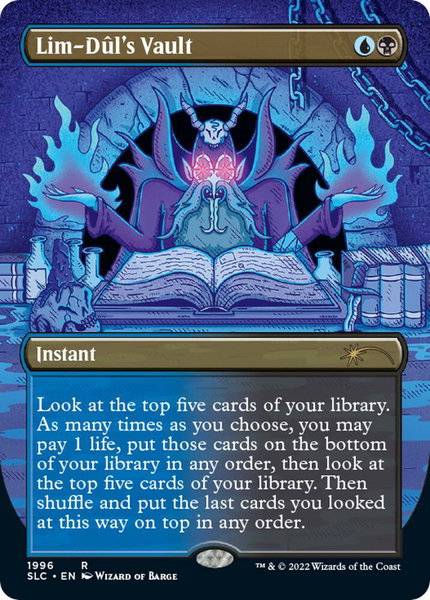 Lim-Dul's Vault trading card from Secret Lair Countdown Kit Lim-Dul's Vault - Secret Lair Countdown Kit Magic: The Gathering trading card