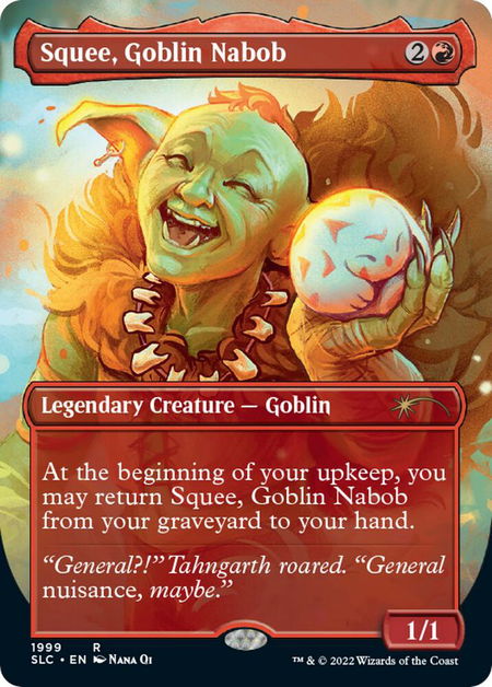 Squee, Goblin Nabob - Secret Lair Countdown Kit Magic: The Gathering trading card