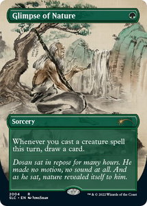 Glimpse of Nature - Secret Lair Countdown Kit (SLC) #2004 - Rare Magic: The Gathering Trading Card