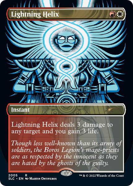 Lightning Helix trading card from Secret Lair Countdown Kit Lightning Helix - Secret Lair Countdown Kit Magic: The Gathering trading card