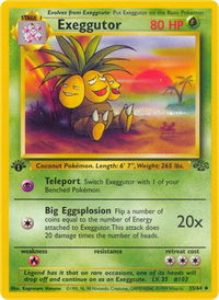 Exeggutor - Jungle (JU) #35/64 - Uncommon Pokémon Trading Card