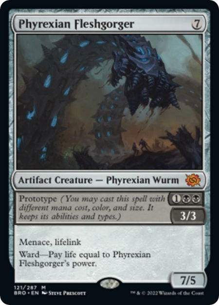 Phyrexian Fleshgorger - The Brothers' War Magic: The Gathering trading card