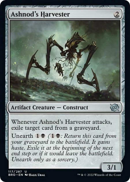 Ashnod's Harvester - The Brothers' War Magic: The Gathering trading card