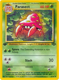 Parasect - Jungle (JU) #41/64 - Uncommon Pokémon Trading Card